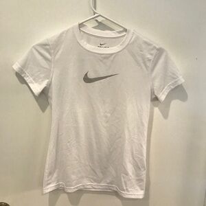 Nike dry fit white top